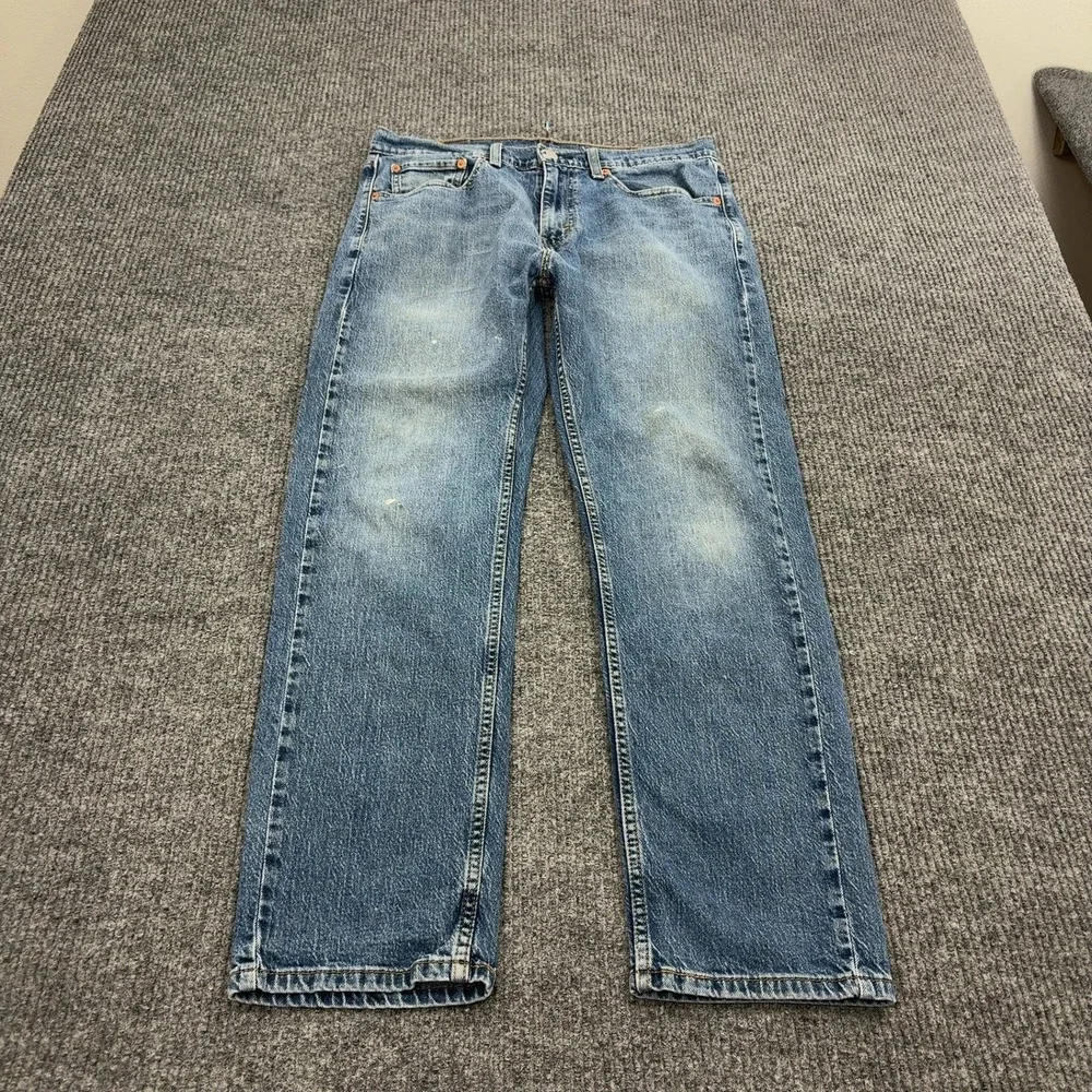 Levis 501 Jeans Mens 32x30 Blue Cotton Denim Straight Leg Casual Classic Style